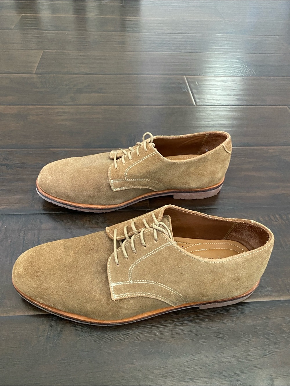 T.B. Phelps suede leather upper lace up dress shoes men’s size 11.5M